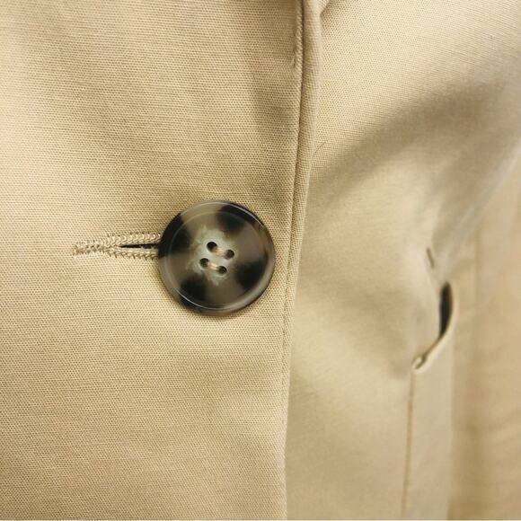 Jules & Leopold Tan Blazer Single Button Patch Pockets Normcore Office Attire - Picture 4 of 16